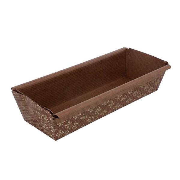 MOLDE RECTANGULAR HORNEABLE PARA BIZCOCHO - 19,7x6,5x4,8 CM (300 Unidades)