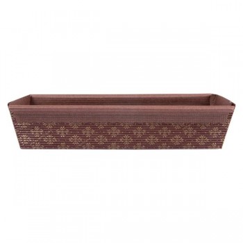 MOLDE RECTANGULAR HORNEABLE PARA BIZCOCHO - 19,7x6,5x4,8 CM