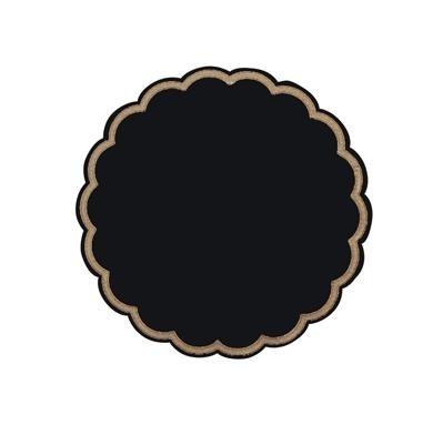 POSAVASO 8 CAPAS TISSUE NEGRO - 9 CM (3000 Unidades)