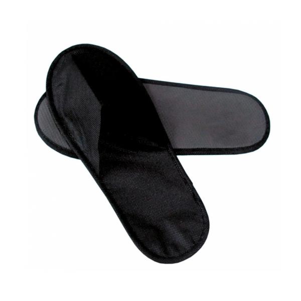 PAR DE ZAPATILLAS CERRADAS NONWOVEN COLOR NEGRO - 28x11 CM