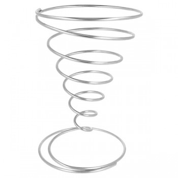 CONO ESPIRAL DE ACERO INOXIDABLE - 13x23 CM