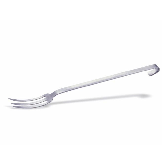 TENEDOR 3 PÚAS MONOBLOC DE ACERO INOXIDABLE - 47 CM