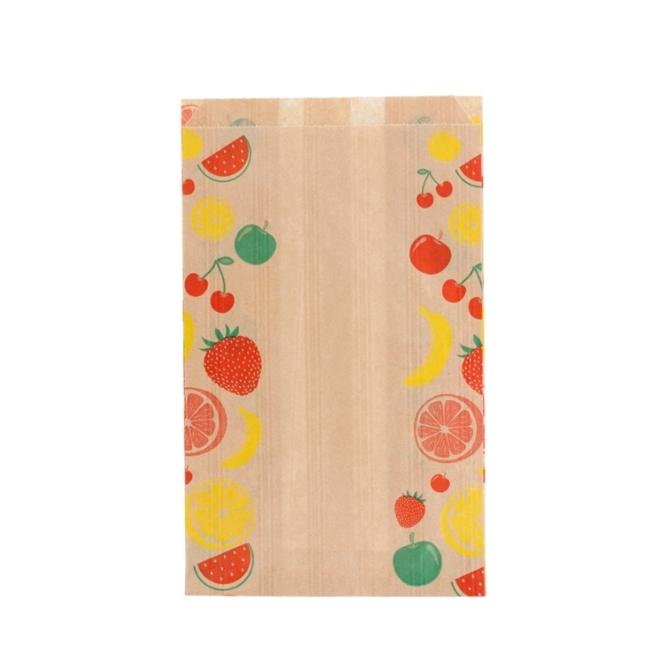 BOLSA KRAFT PARA FRUTERIA - 14+9x22 CM (500 Unidades)