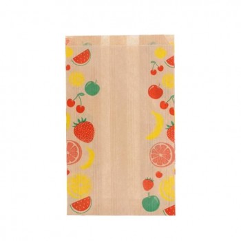 BOLSA KRAFT PARA FRUTERIA - 14+9x22 CM