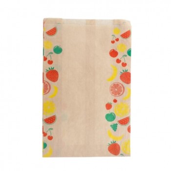 BOLSA KRAFT FRUTERÍA - 19+8x30 CM