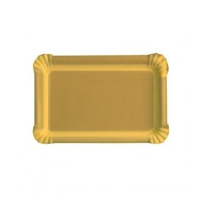 BANDEJA CARTÓN ELITE ORO - 23x34 CM (90 Unidades)