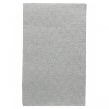 SERVILLETA ECOLABEL GRIS PLEGADO 1/6 - 33x40 CM