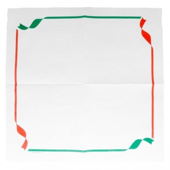 SERVILLETA DOBLE PUNTO ECOLABEL DISEÑO TRATORIA ITALIANA - 40x4 0CM