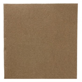 SERVILLETA ECOLABEL CHOCOLATE DE DOBLE PUNTO - 20x20 CM