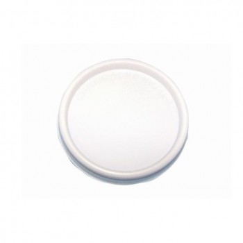 TAPA PLANA BLANCA PARA VASO DE CAFÉ - 6,2 CM