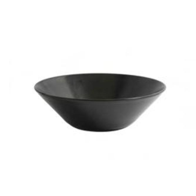 ENSALADERA NEGRA DE GRES - 24x7,5 CM