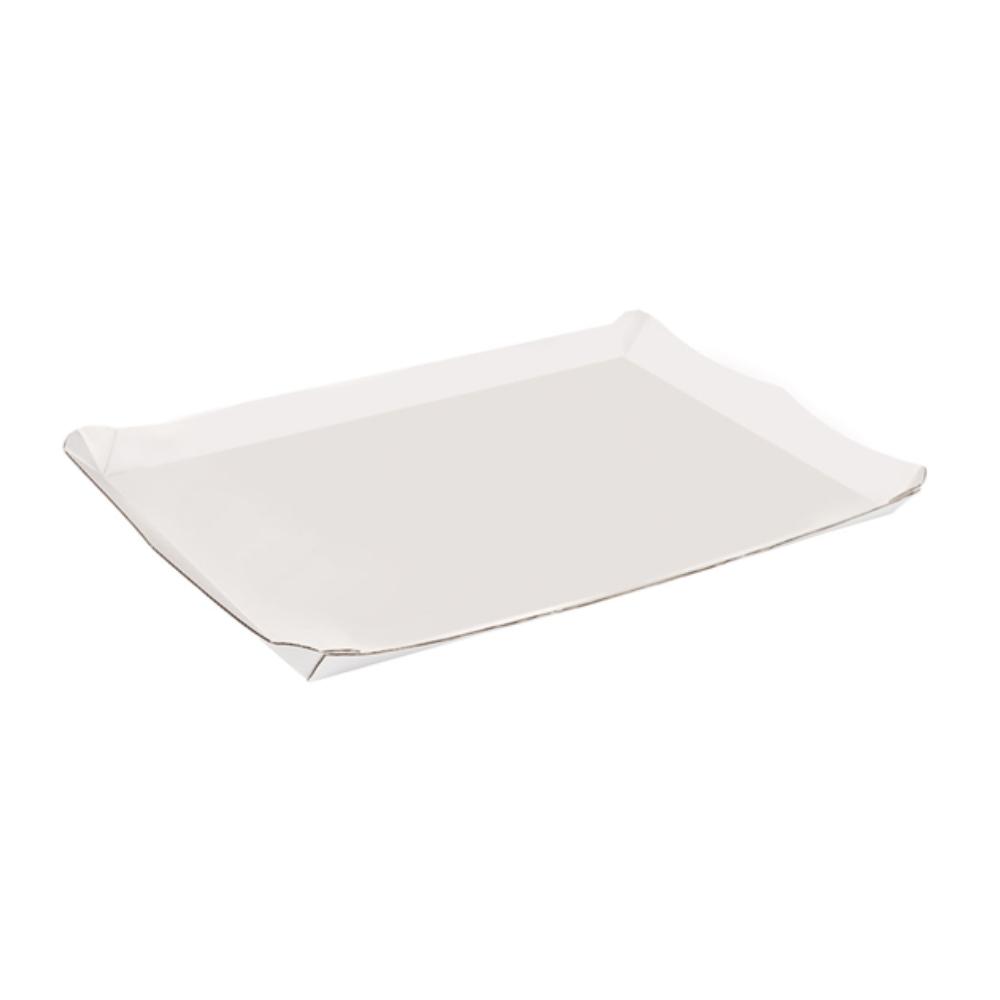 BANDEJA DE CARTÓN MICROCANAL BLANCA - 31x24/27x20 CM