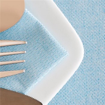 MANTEL INDIVIDUAL AZUL CARIBEAN AIRLAID COTTON - 30x40 CM
