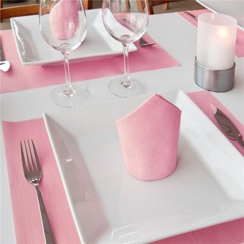 MANTEL INDIVIDUAL FUCSIA AIRLAID COTTON - 30x40 CM
