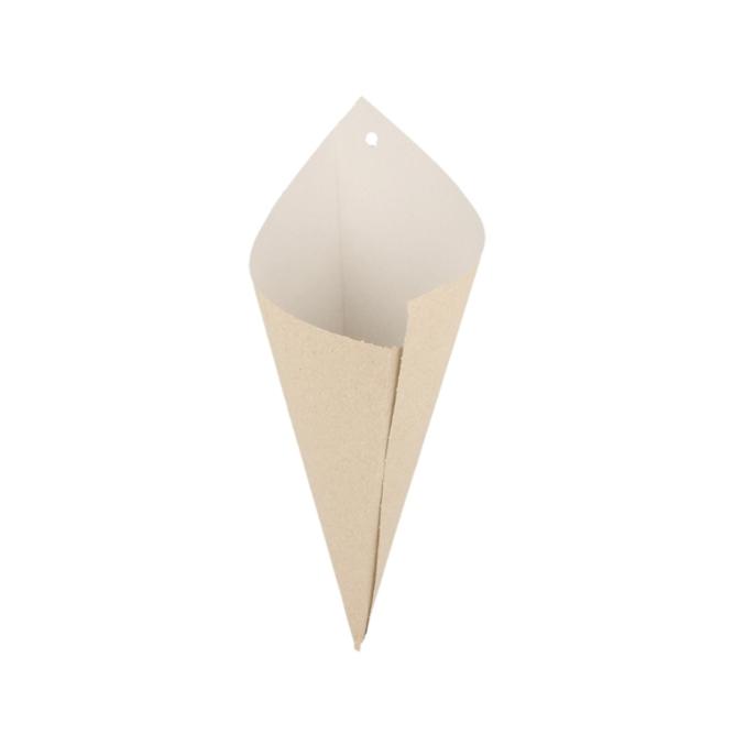 PAPELINA PUNTA ANTIGRASA DE ESTRAZA NATURAL - 17x17x24 CM (2000 Unidades)