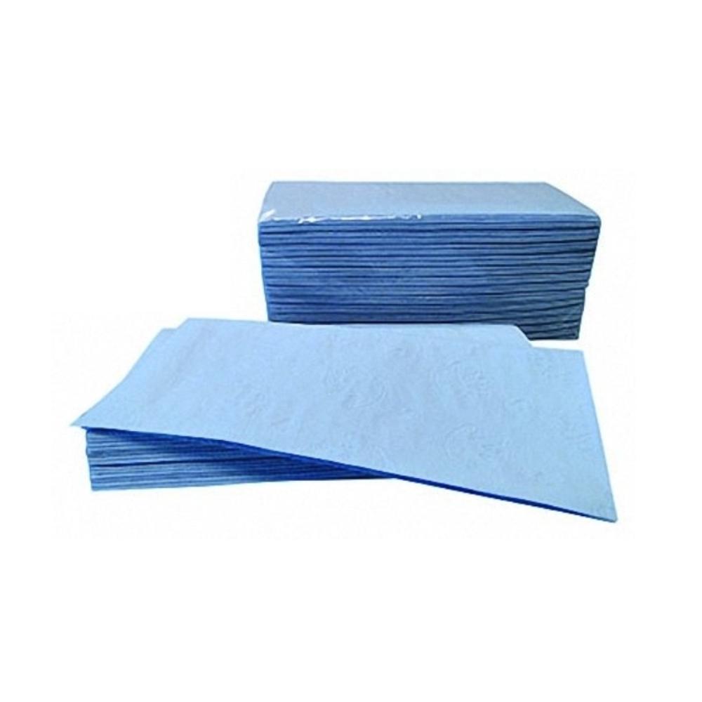 PAQUETE 196 TOALLAS AZULES PLEGADO V EXTRASEC ECOLABEL - 23x20/10 CM