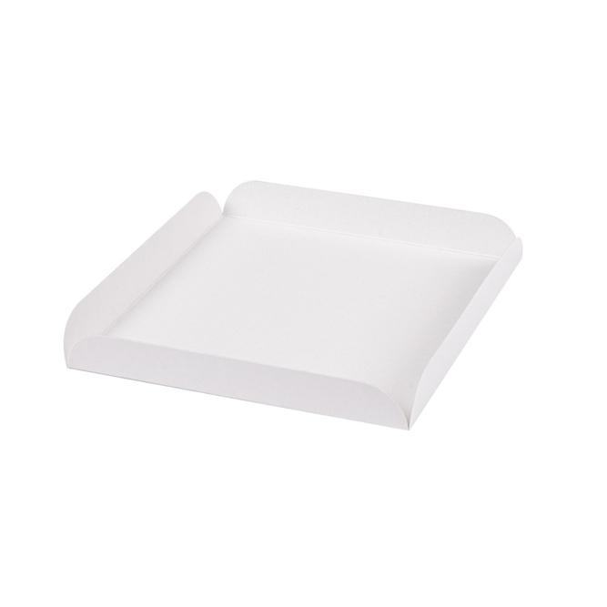 FORMATO BLANCO CUADRADO DE CARTÓN CON PESTAÑAS - 23x23 CM (250 Unidades)
