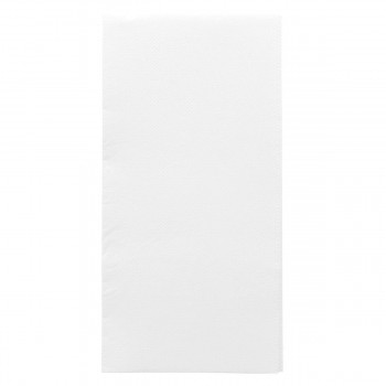 SERVILLETA ECOLABEL BLANCA DOBLE PUNTO PLEGADO 1/8 - 40x40 CM