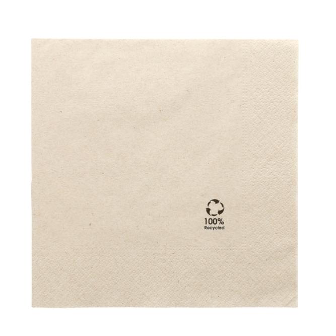 SERVILLETA ECOLÓGICA DOBLE PUNTO FEEL GREEN - 40x40 CM (1600 Unidades)