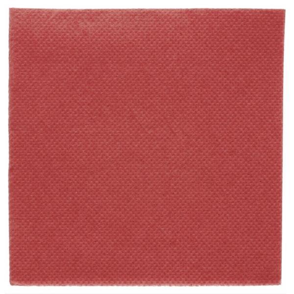 SERVILLETA ECOLABEL DOBLE PUNTO BURDEOS - 20x20 CM