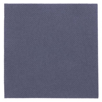 SERVILLETA ECOLABEL DOBLE PUNTO AZUL MARINO - 20x20 CM