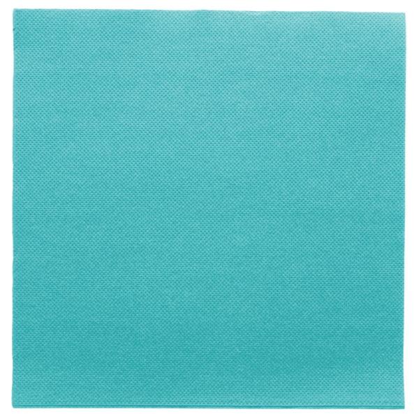 SERVILLETA ECOLABEL DOBLE PUNTO TURQUESA - 40x40 CM (1200 Unidades)
