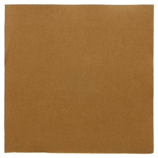 SERVILLETA DOBLE PUNTO ECOLABEL COLOR HABANA - 40x40 CM (1200 Unidades)