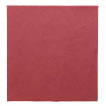 SERVILLETA ECOLABEL DOBLE CAPA BURDEOS - 40x40 CM