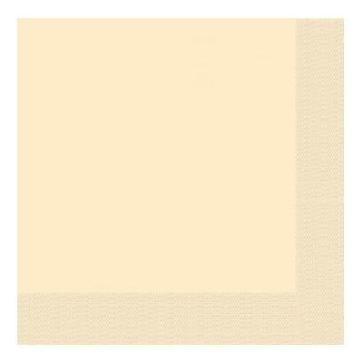 SERVILLETA DOBLE CAPA ECOLABEL MARFÍL - 40x40 CM (1600 Unidades)