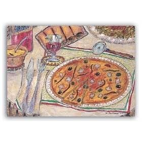 MANTELINES INDIVIUALES DISEÑO PASTA&PIZZA - 31x43 CM