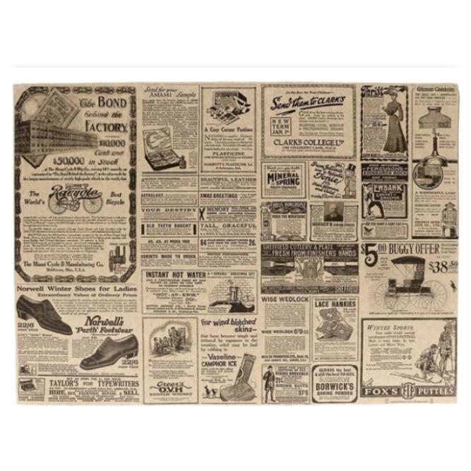 MANTEL INDIVIDUAL NEWS - 31x43 CM