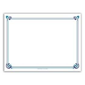 MANTEL INDIVIDUAL DISEÑO CLÁSICO ORLA AZUL - 31x43 CM (2000 Unidades)