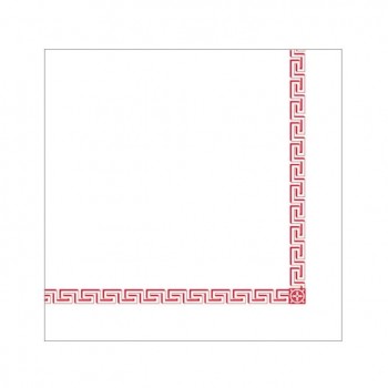 SERVILLETA ORLA GRECA AIRLAID - 40x40 CM