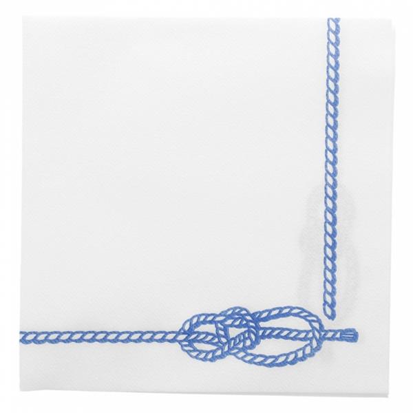 SERVILLETA ORLA NUDO AZUL AIRLAID - 40x40 CM (700 Unidades)