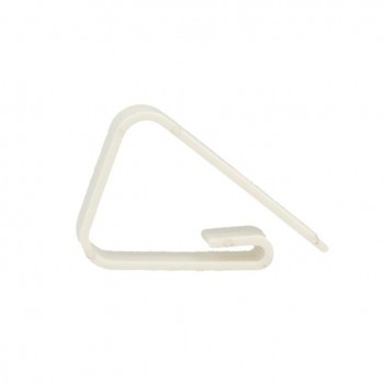 PINZA SUJETA MANTEL DE PLÁSTICO BLANCO - 5x3,5x1 CM
