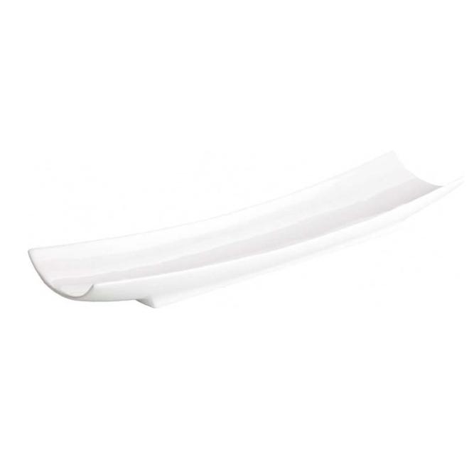 BANDEJA DE PORCELANA BLANCA COLECCIÓN DONG - 15,5x6x2,5 CM