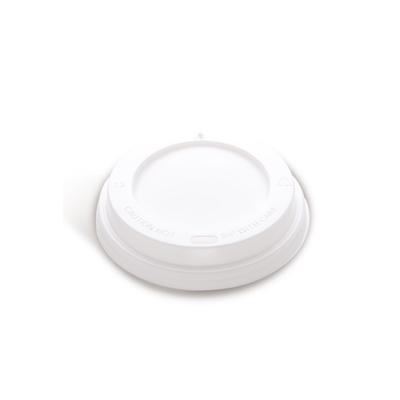 TAPA CLÁSICA BLANCA PARA VASO DE CAFÉ - 8 CM