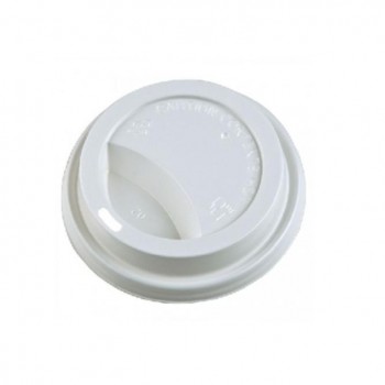 TAPA TO GO BLANCA PARA VASO DE CAFÉ - 8 CM