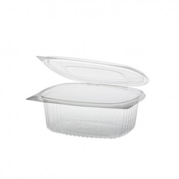 ENVASE TRANSPARENTE CON TAPA BISAGRA - 750 ML
