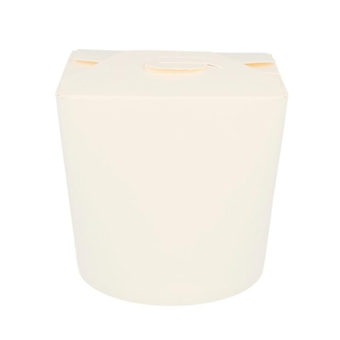 ENVASE TAKE AWAY BLANCO DE PAPEL OUTLET - 780 ML (500 Unidades)