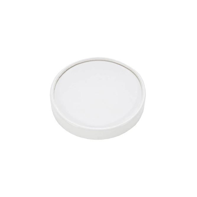 TAPA BLANCA DE PAPEL PARA TARRINAS DE HELADO - 9,6 CM (580 Unidades)