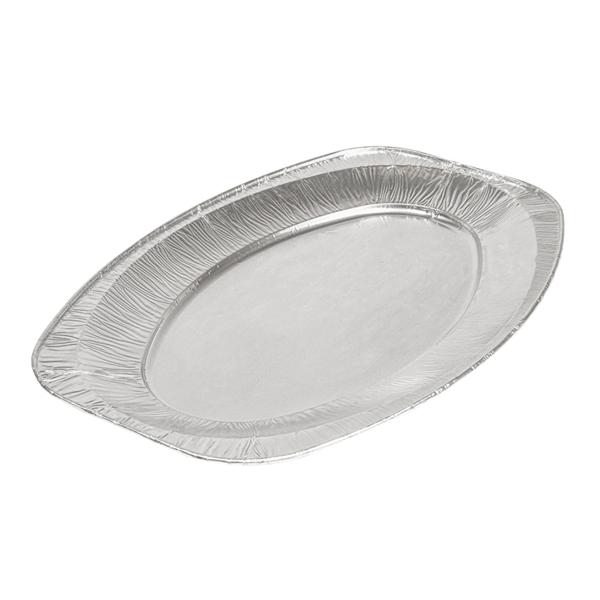 BANDEJA OVALADA DE ALUMINIO PARA SERVICIO - 43x28,6x2,5 CM (120000 Unidades)