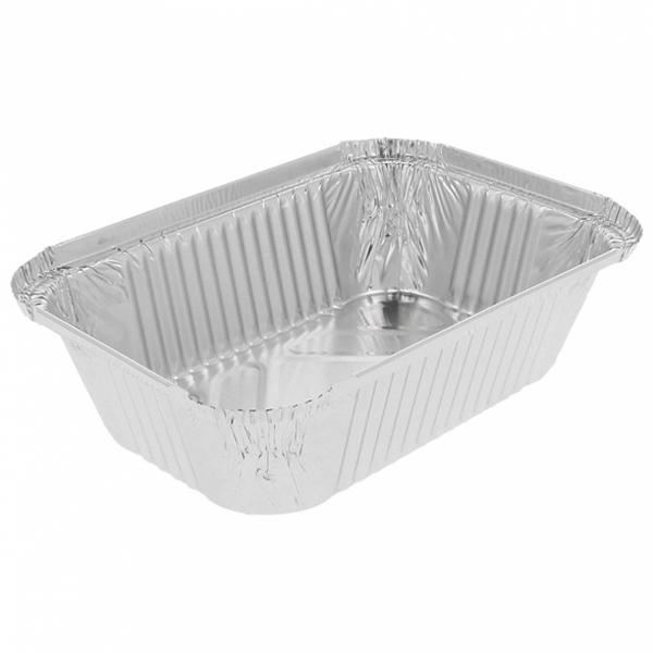 ENVASE RECTANGULAR DE ALUMINIO - 900 ML