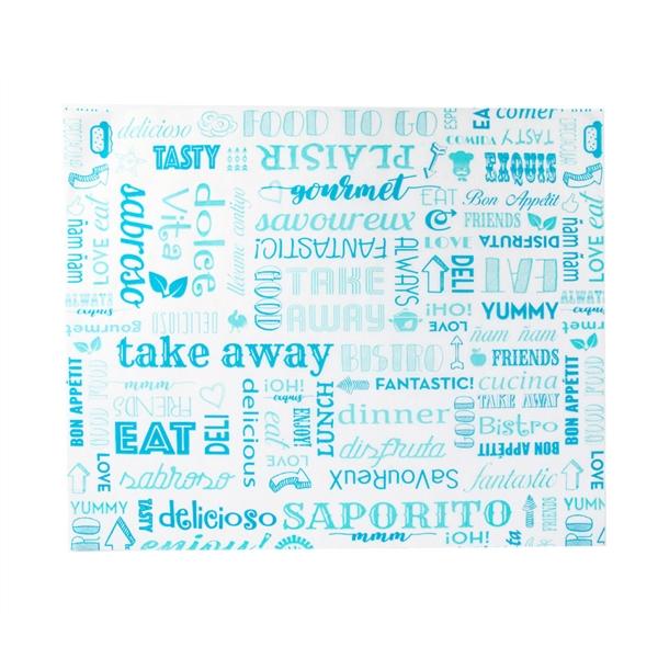 FORMATO PAPEL ANTIGRASA PAROLE AZUL - 31x38 CM