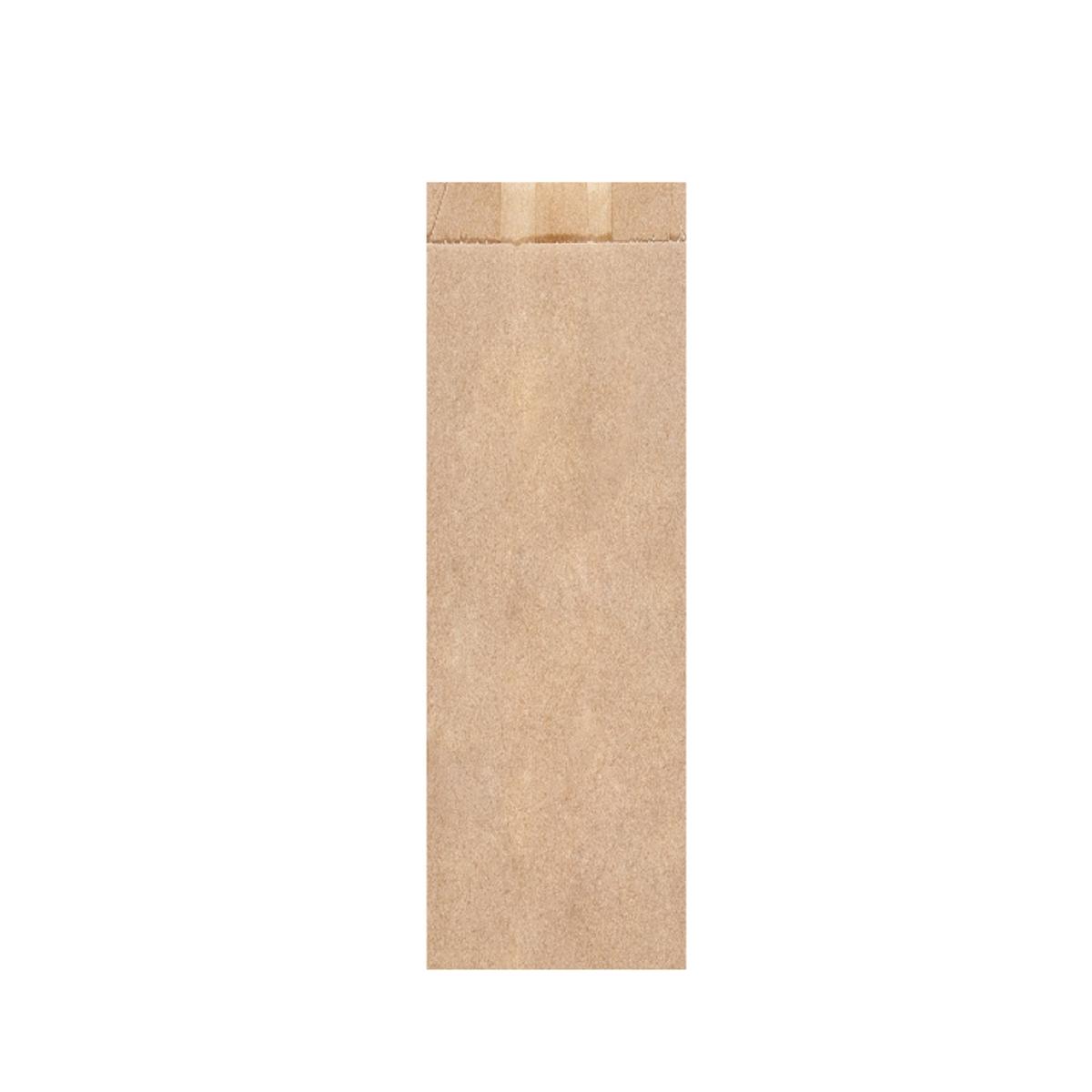 BOLSA KRAFT DE PANADERIA - 7+4x22 CM (500 Unidades)