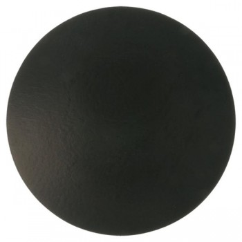 DISCO DE CARTÓN CARA DORADA Y CARA NEGRA - 24 CM