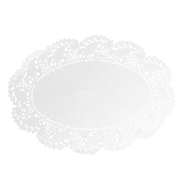 OVAL CALADO BLANCO - 37x25 CM