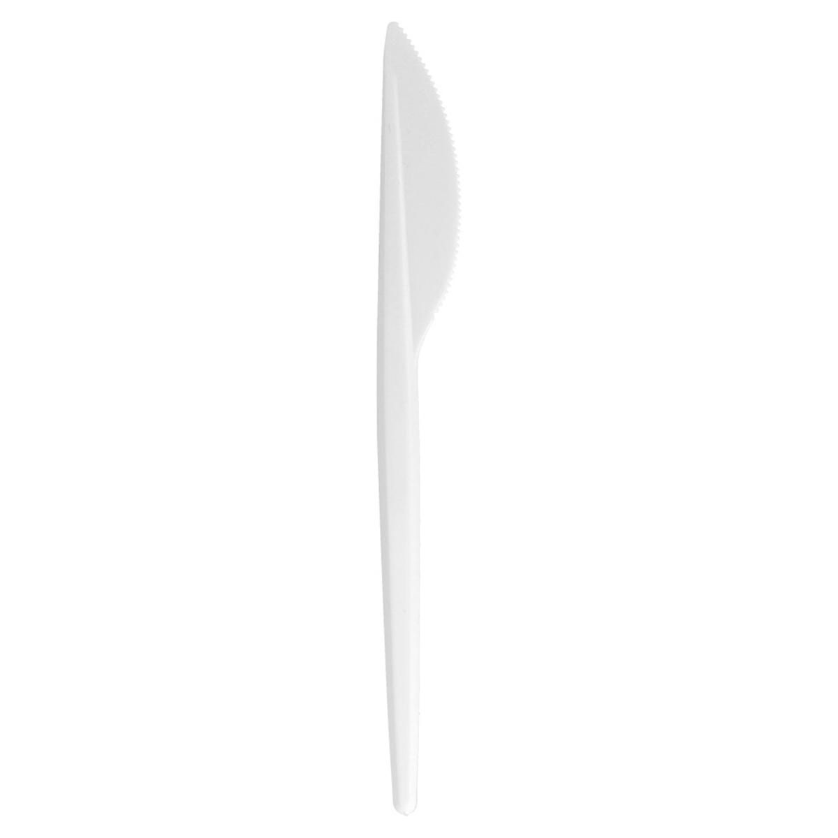 CUCHILLO BLANCO REUTILIZABLE UNE 53928 20 USOS - 16,5 CM (2000 Unidades)