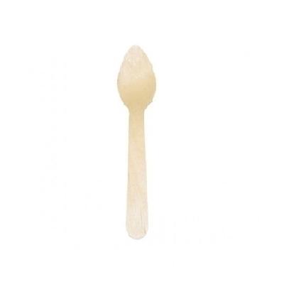 CUCHARILLA DE MADERA PARA CAFÉ Y POSTRES - 9,5 CM (100 Unidades)