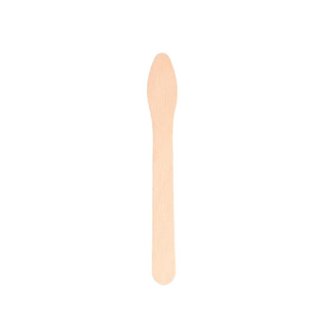CUCHARILLA DE MADERA PARA CAFÉ Y POSTRES - 12,5 CM (50 Unidades)